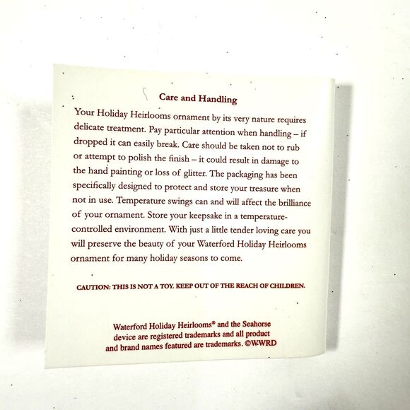 Waterford Sapphire Scroll Egg Jeweled Blown Glass Ornament Rare 1997 Handmade - Picture 13 of 13